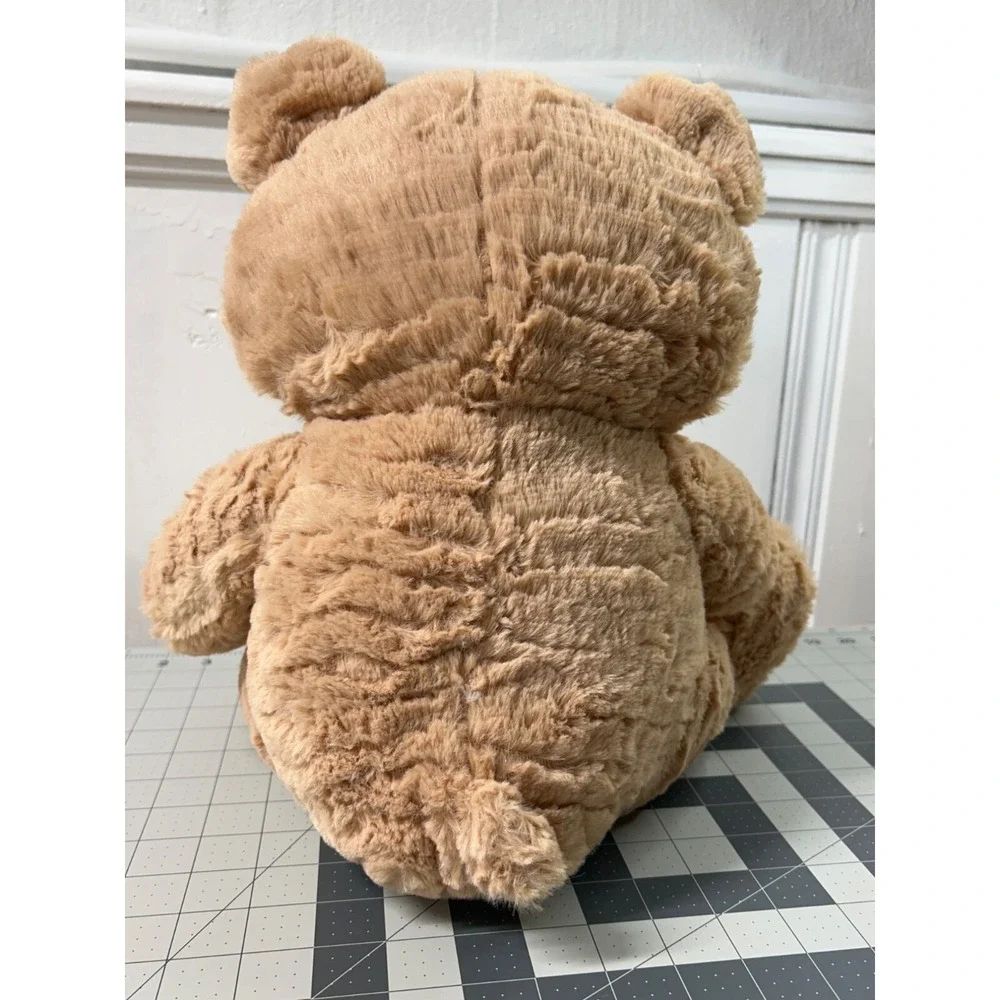 Animal Adventure 2017 Brown Bear Gold Nose Feet Ears Soft Cuddly 14 inches